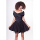Krásné šaty s tylovou sukní SARAH černé
