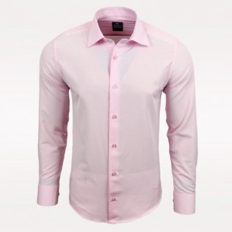 Pánská košile s dlouhým rukávem Rusty Neal světle růžová