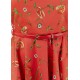Dámské červené šaty Closet s květinovým motivem