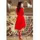 Luxusní dámské šaty Elegance Red