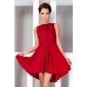 Dámské asymetrické šaty Lacosta - Exclusive červené
